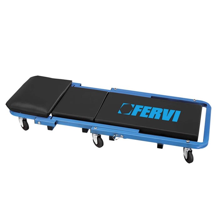 FERVI 0645/SS LETTINO SDRAIO CARRELLO CARRELLINO SOTTO MACCHINA PER AUTO SEDILE